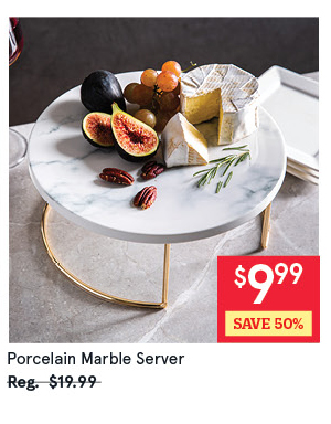 Porcelain Marble Server 