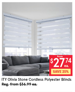 ITY Olivia Stone Cordless Blinds