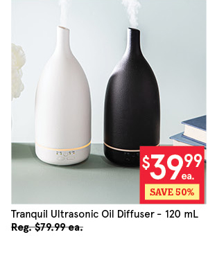 Tranquil Ceramic Ultrasonic Oil Diffuser