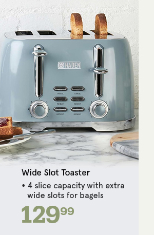 Haden Brighton Wide Slot Toaster