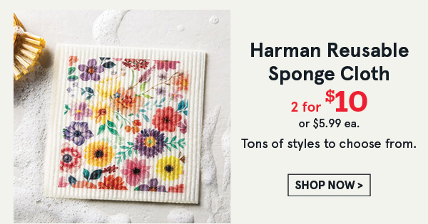 Harman Eco-Friendly Reusable Sponge Cloths