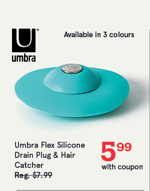 Umbra Flex Silicone Drain Plug & Hair Catcher