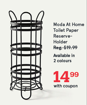 Moda At Home Duke Toilet Paper Reserve-Holder