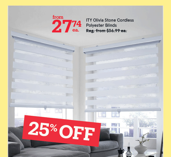  Olivia Stone Cordless Polyester Day-Night Blind