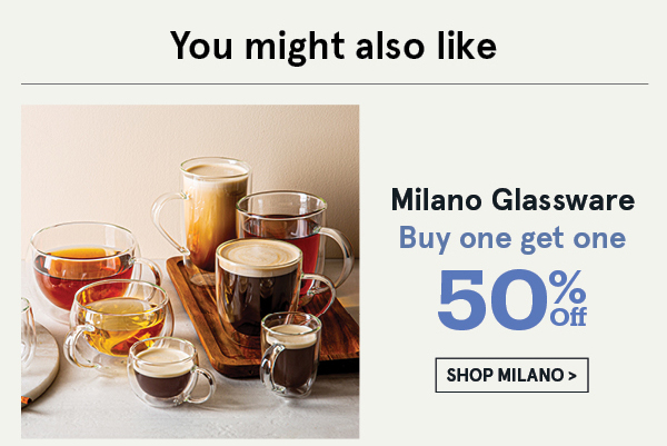 KSP Milano Double Wall Glassware BOGO 50% Off