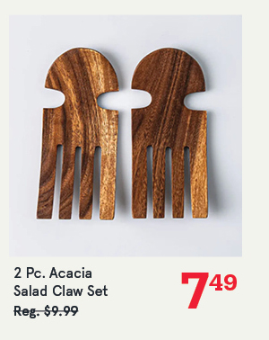 Acacia Salad Claw - Set of 2