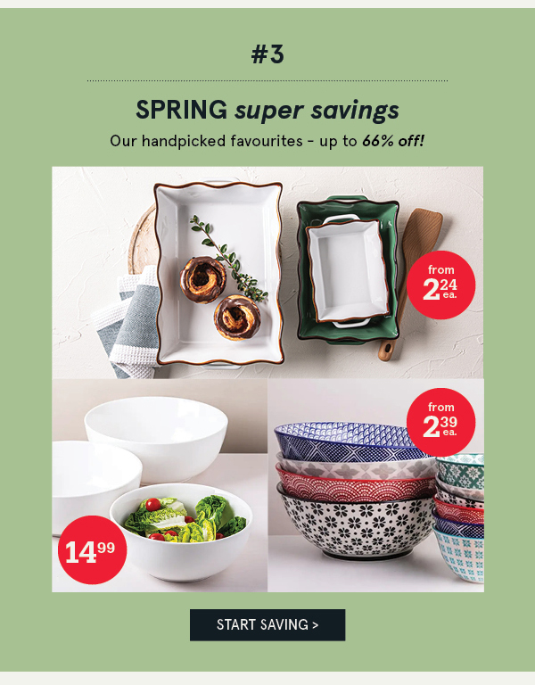 Spring Super Savings