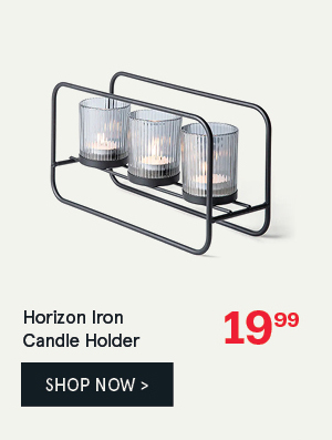 Horizon '3-Lite' Iron Candle Holder