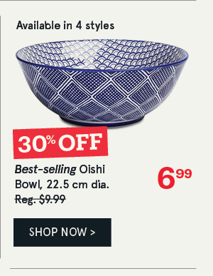 Oishi 'Waves' Stoneware Bowl