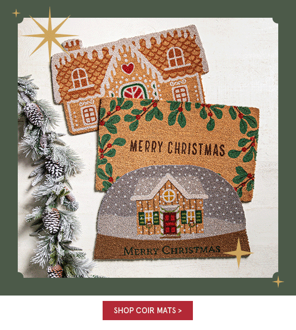 Christmas Coir Mats