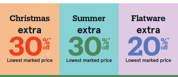 Warehouse Sale Starts Today!