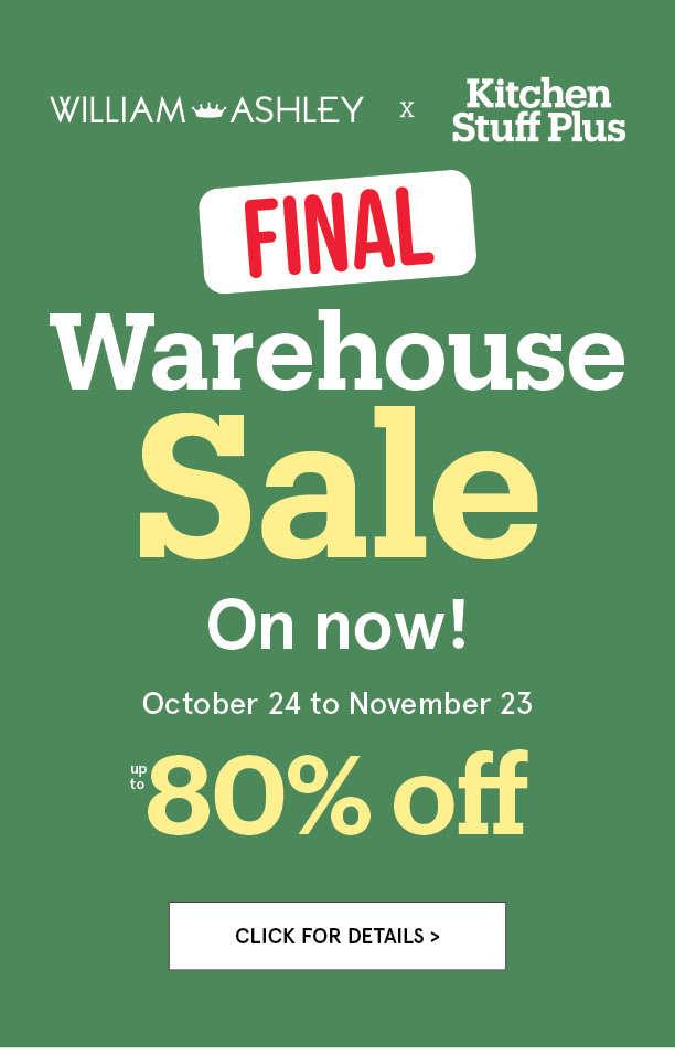 Warehouse Sale Starts Today!