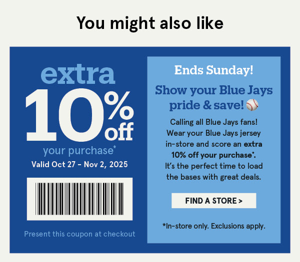 extra 10% off