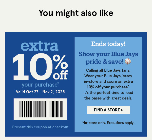 extra 10% off