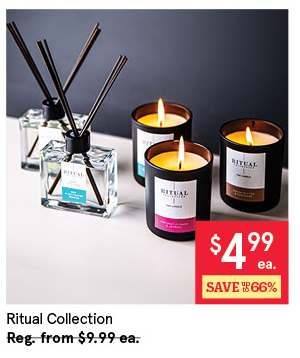 RITUAL REED DIFFUSERS & CANDLES 