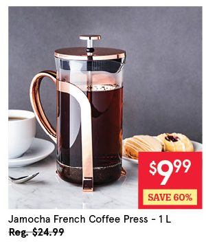 KSP JAMOCHA FRENCH COFFEE PRESS 1 L ROSE GOLD