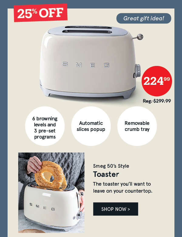 Smeg 50's Style 2-Slice Toaster