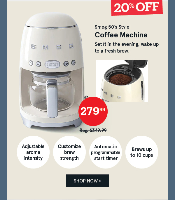 Smeg 50's Style Drip Coffee Maker