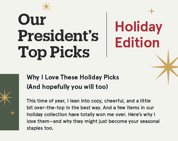 Holiday Top Picks