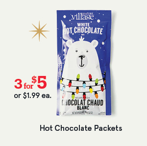 Gourmet Du Village Single Serve 'White Hot Chocolate' Hot Chocolate