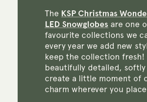 Christmas Wonder Snowglobes