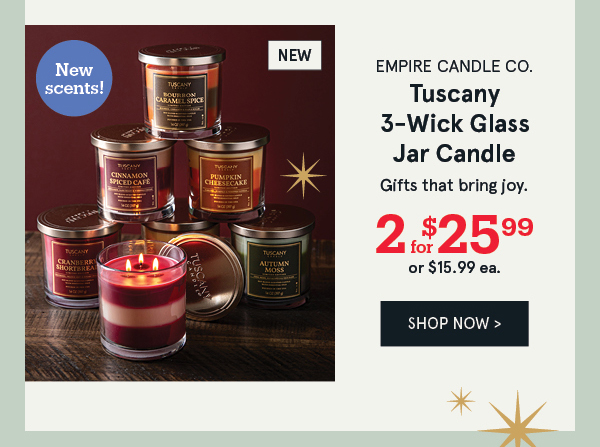 Empire Tuscany Candles