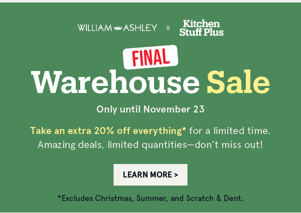 Warehouse Sale
