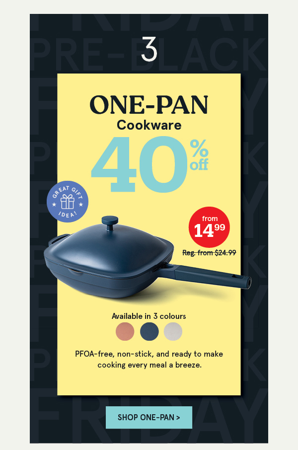 One-Pan 40% off
