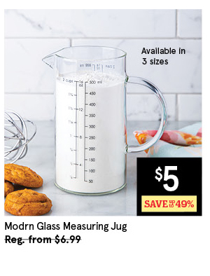 KSP MODRN GLASS MEASURING JUG 250ML / 1-CUP