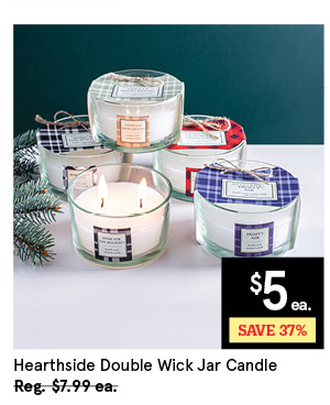 Hearthside Double Wick Jar Candle