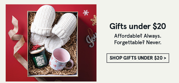 Gifts under $20