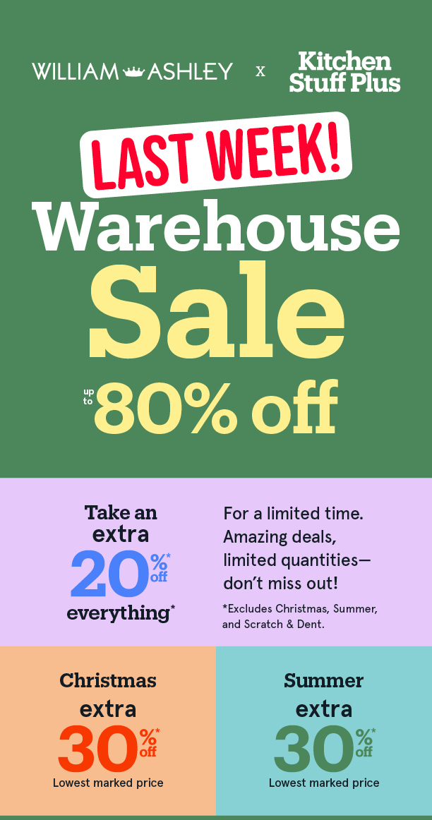 Warehouse Sale Last Week