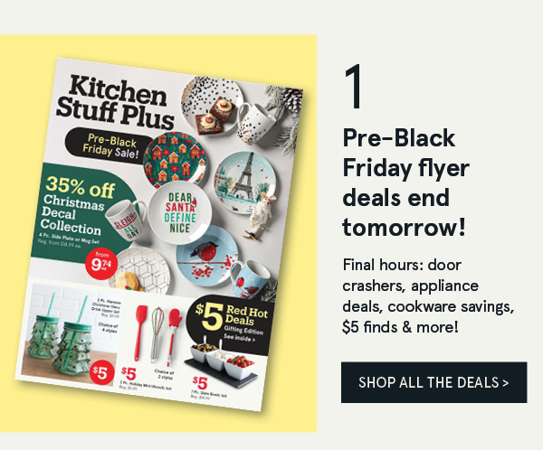 Flyer deals end Sunday