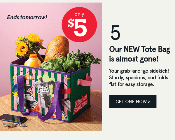 Our new Tote Bag is almost gone!