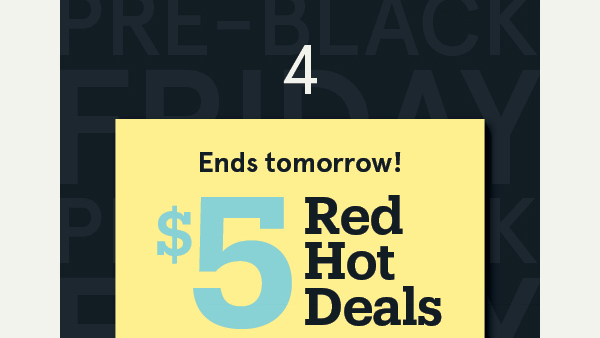 $5 Red Hot Deals