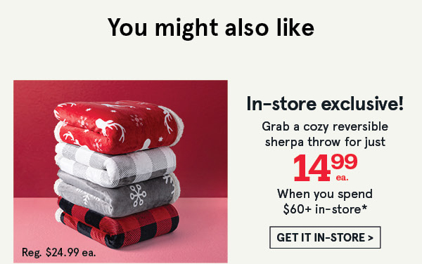 Harman Holiday Market Throws