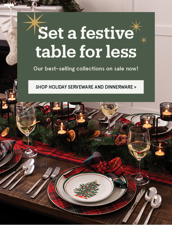 Holiday Serving & Dinnerware