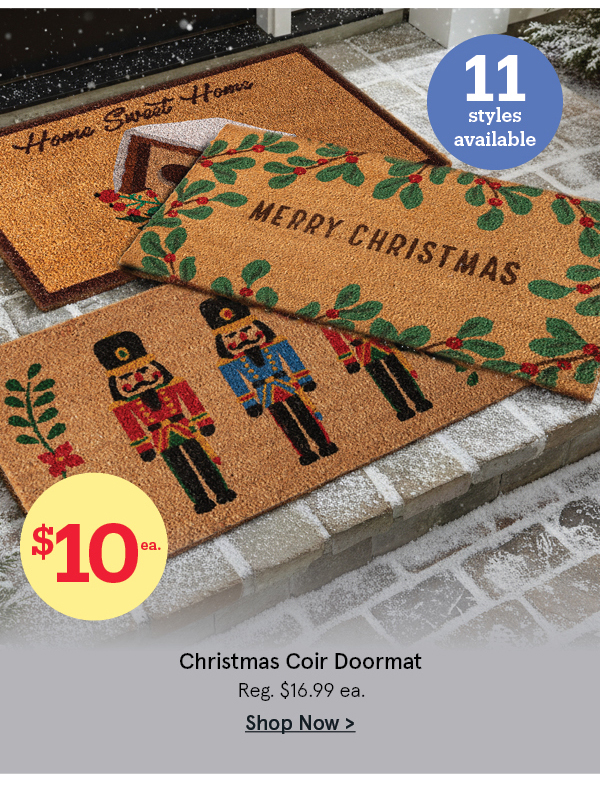 Christmas Coir Mats