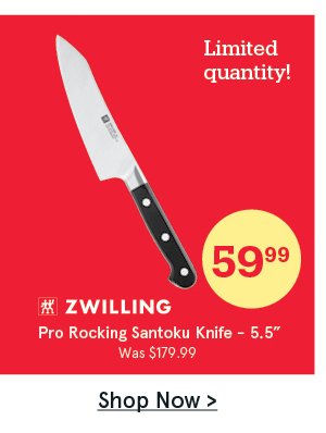 Zwilling Pro Santoku Knife Rocking