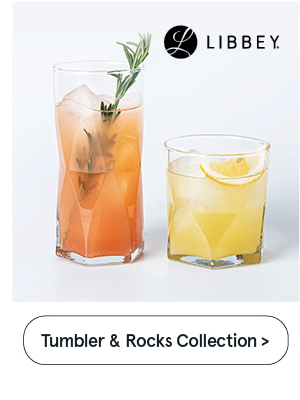 Libbey Tumbler & Rocks