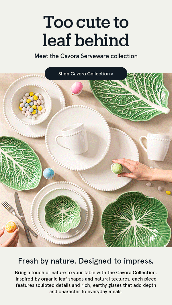 Cavora Leaf Serveware