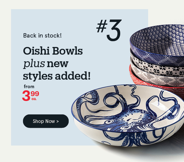 Oishi Bowls