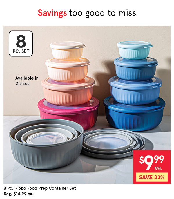 RIBBO FOOD PREP CONTAINERS
