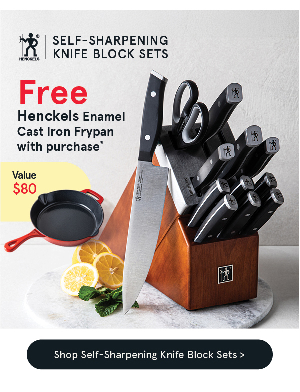 Self-Sharpening Knife Block Sets
