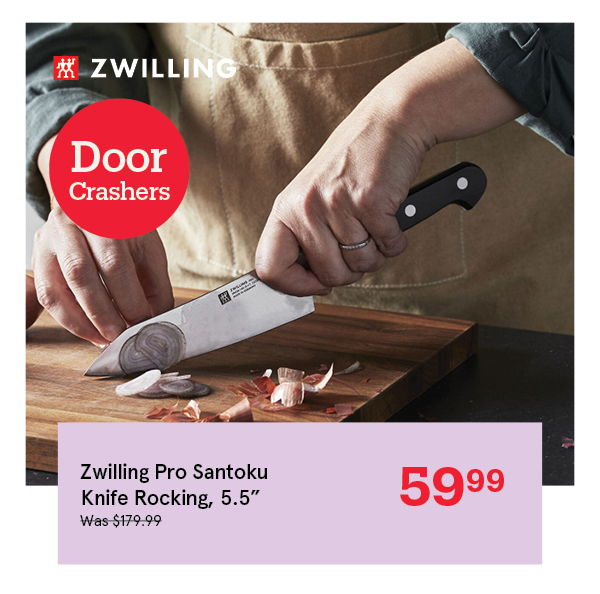 Zwilling Pro Santoku Knife Rocking