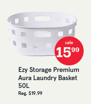 Ezy Storage Premium Aura '50l' Laundry Basket