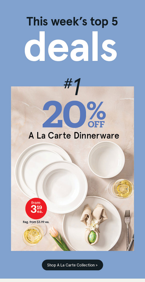 Shop A la Carte collection
