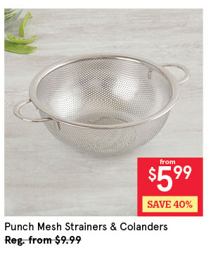 Punch Mesh Strainer