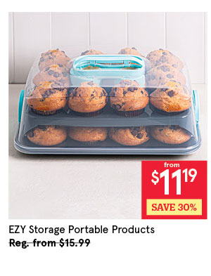 Ezy Storage Portable '24-Cavity' Cupcake and Muffin Carrier