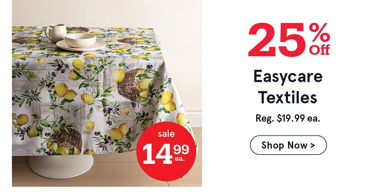 Easy-care Tablecloths - 25% OFF